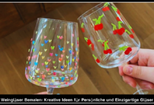 Weingläser Bemalen