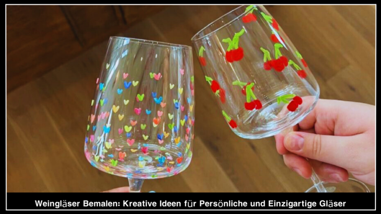 Weingläser Bemalen
